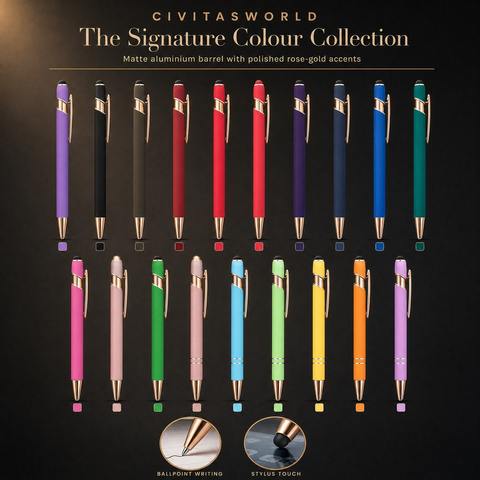 Soft-Touch Aluminum Stylus Pen