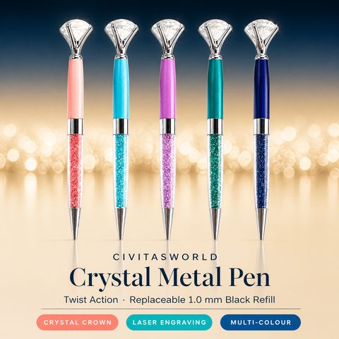 Crystal Diamond Topper Pen