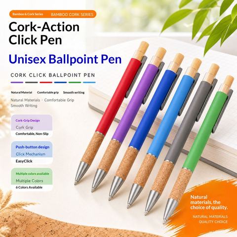 Cork Bamboo Eco Pen